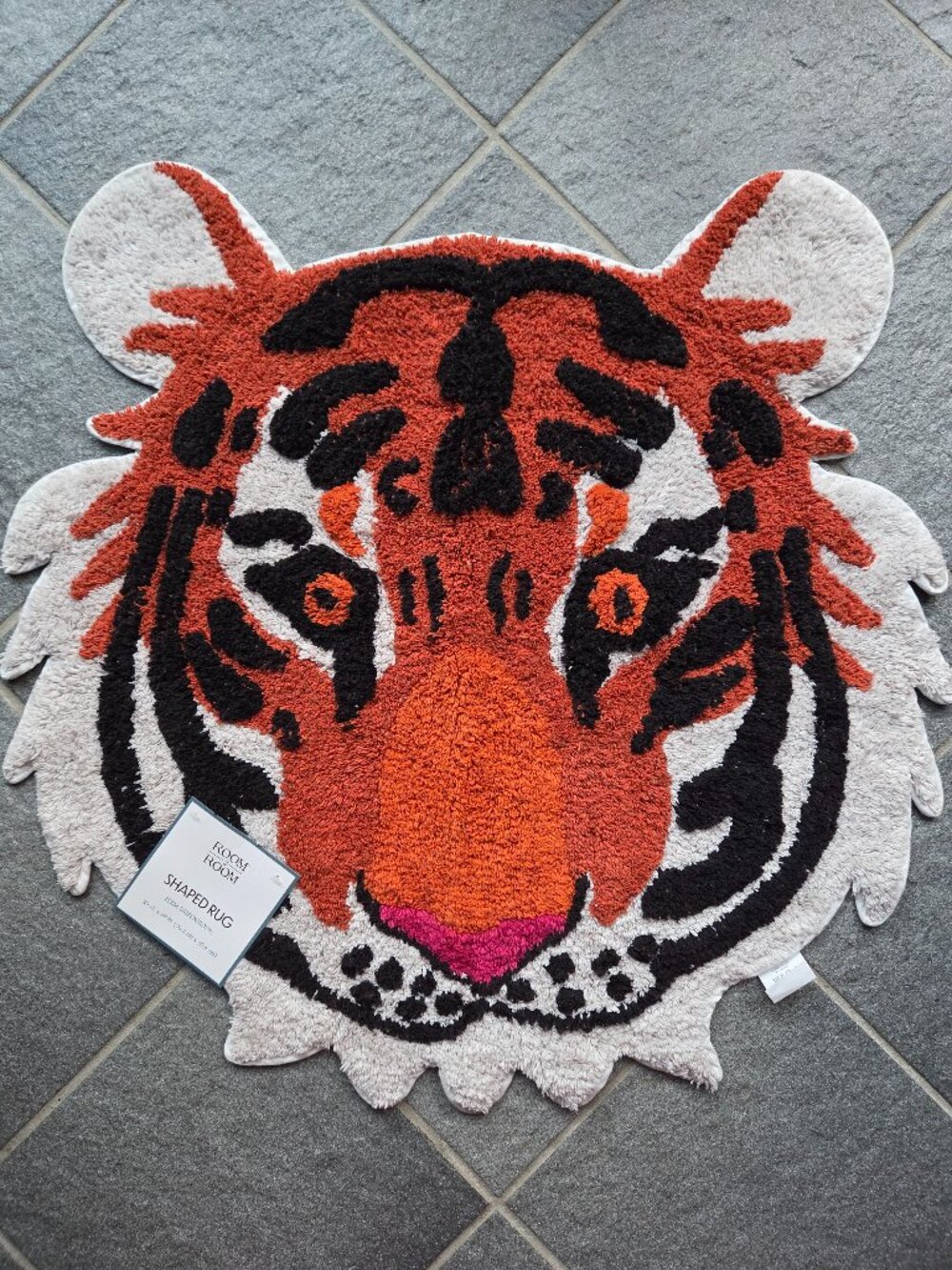 Room 2 Room Tiger Shaped Rug